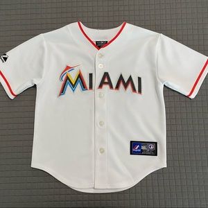 Outerstuff Miami Marlins Blank White Kids Authentic Home Jersey (5-6)